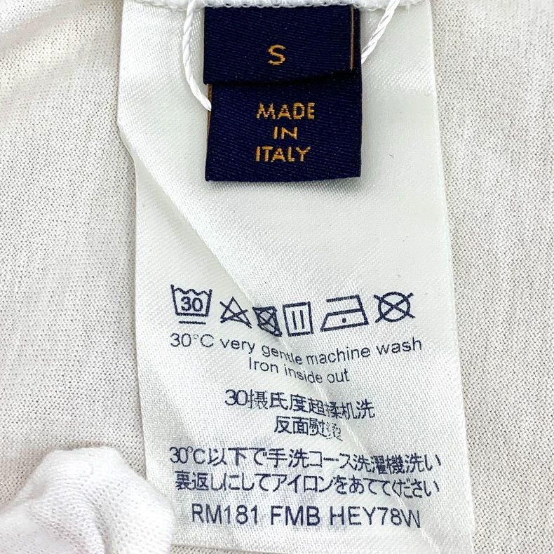 Louis Vuitton Cotton Crew Neck Logo T-shirt
