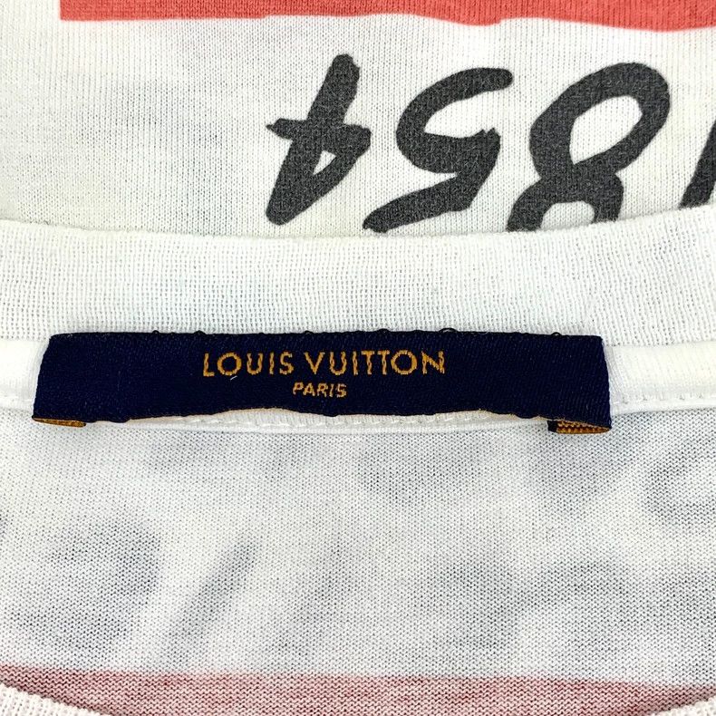 Louis Vuitton Cotton Crew Neck Logo T-shirt
