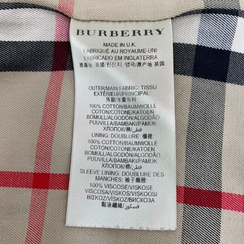 Burberry Burberry Brown Cotton Double-Breasted Trench Coat Size US XS / EU 42 / 0 - 6 Thumbnail