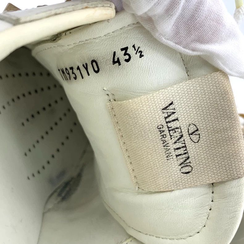 Valentino Valentino White Casual Lace-Up Sneakers Size US 10.5 / EU 43-44 - 6 Thumbnail