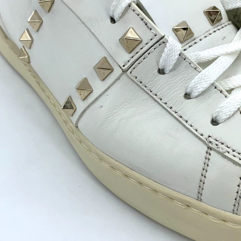 Valentino Valentino White Casual Lace-Up Sneakers Size US 10.5 / EU 43-44 - 9 Thumbnail
