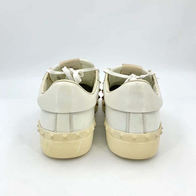 Valentino Valentino White Casual Lace-Up Sneakers Size US 10.5 / EU 43-44 - 4 Thumbnail