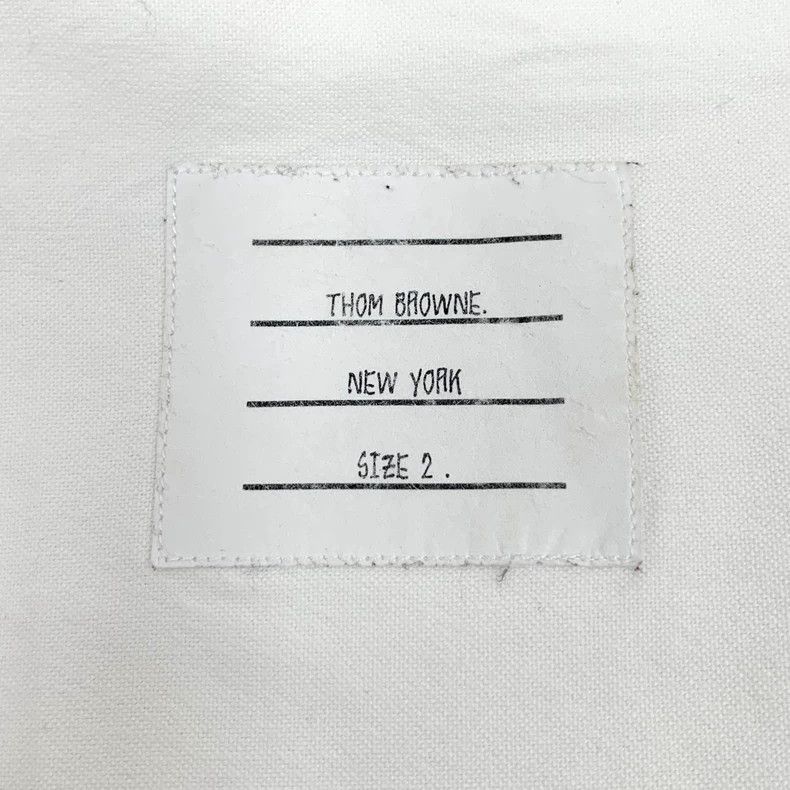 Thom Browne Thom Browne White Cotton Long Sleeve Shirt Size US M / EU 48-50 / 2 - 5 Thumbnail