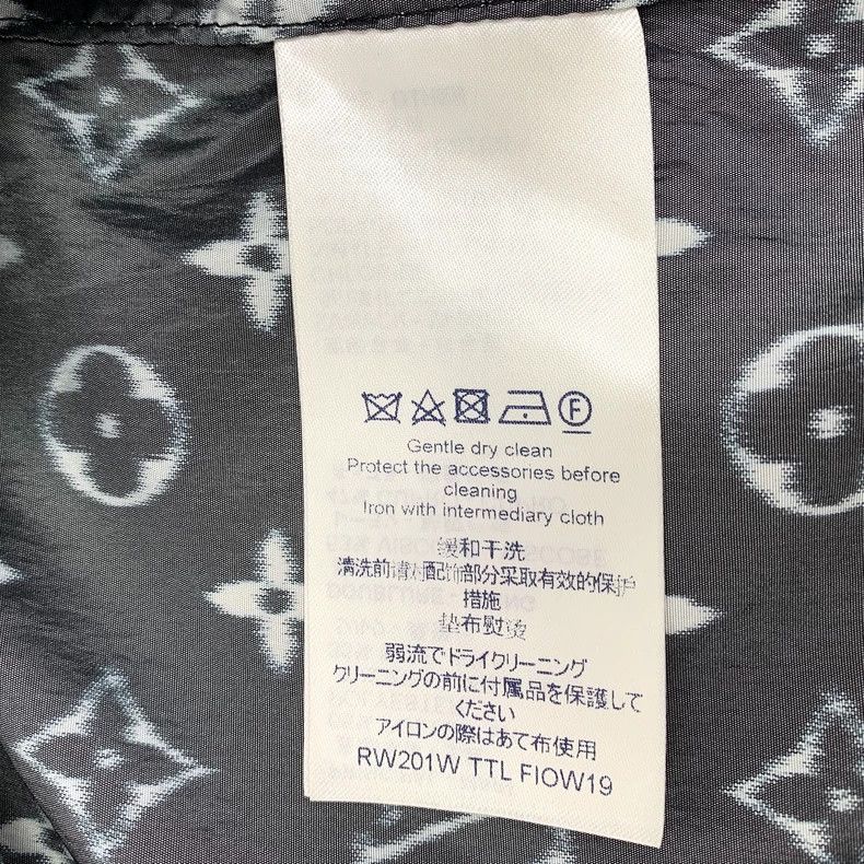 Louis Vuitton Louis Vuitton Black Gray Logo Hooded Jacket Size US S / EU 44-46 / 1 - 6 Thumbnail