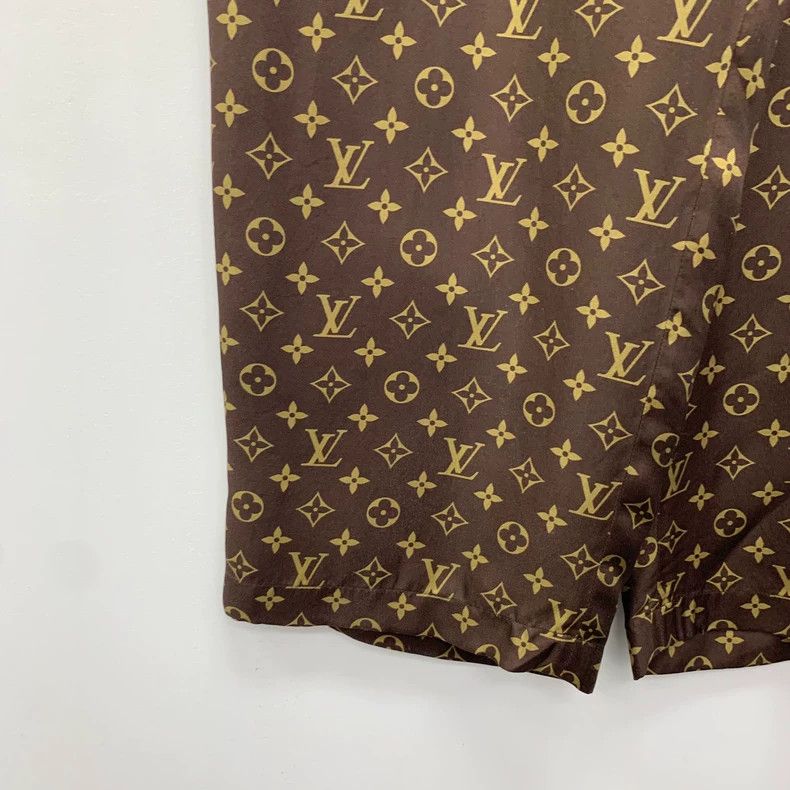 Louis Vuitton Louis Vuitton Deep Brown Silk Casual Pants Size US 40 / EU 56 - 5 Thumbnail