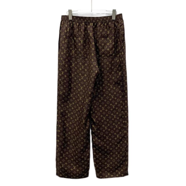 Louis Vuitton Louis Vuitton Deep Brown Silk Casual Pants Size US 40 / EU 56 - 2 Thumbnail
