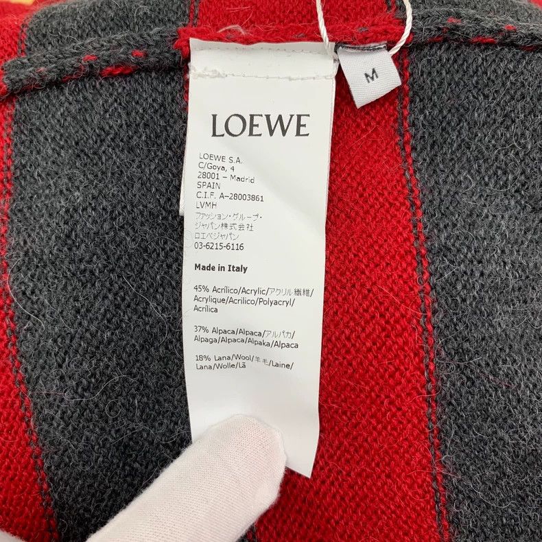 Loewe Loewe Striped Logo Embroidery Knit Sweater Size US M / EU 48-50 / 2 - 7 Thumbnail