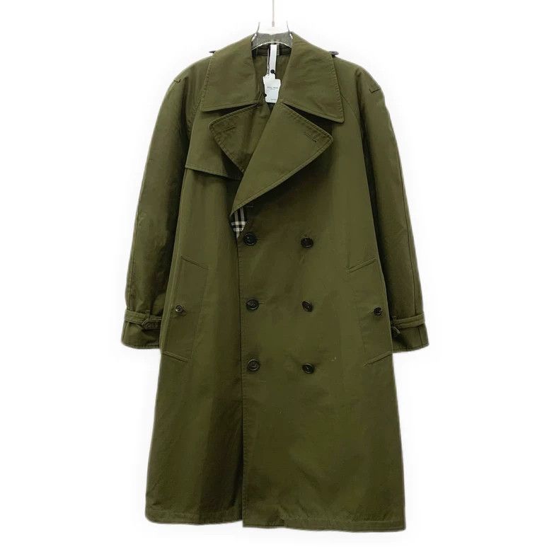 Burberry Burberry Green Check Double-Breasted Trench Coat Size US M / EU 48-50 / 2 - 3 Thumbnail