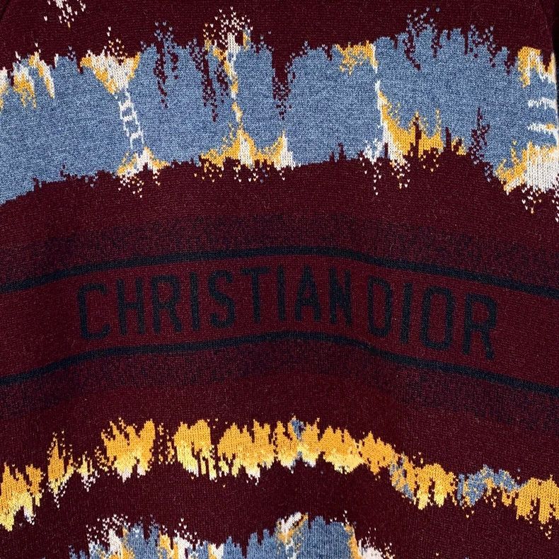 Dior Christian Dior Colorful Tie-Dye Knit Sweater Size US S / EU 44-46 / 1 - 4 Thumbnail