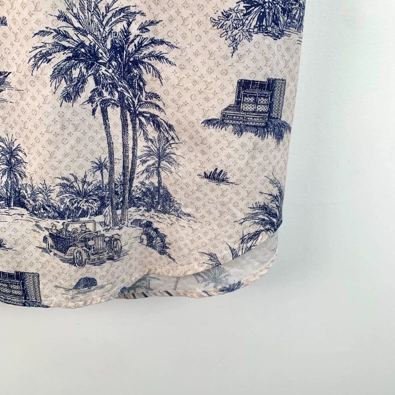 Louis Vuitton Louis Vuitton Short Sleeve Shirt with Logo Size US XL / EU 56 / 4 - 4 Thumbnail
