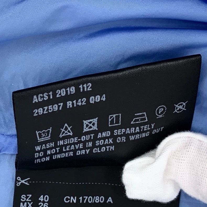 Prada Prada Blue Hooded Jacket with Triangle Logo Size US M / EU 48-50 / 2 - 8 Thumbnail