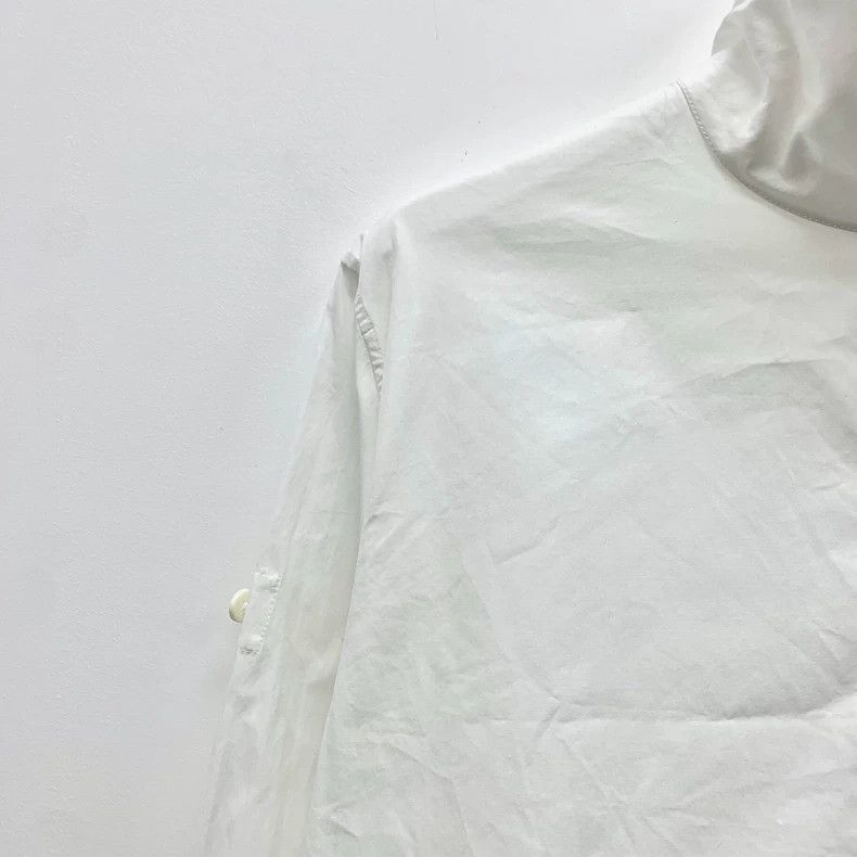 Celine Celine White Long Sleeve Cotton Shirt Size US XS / EU 42 / 0 - 3 Thumbnail