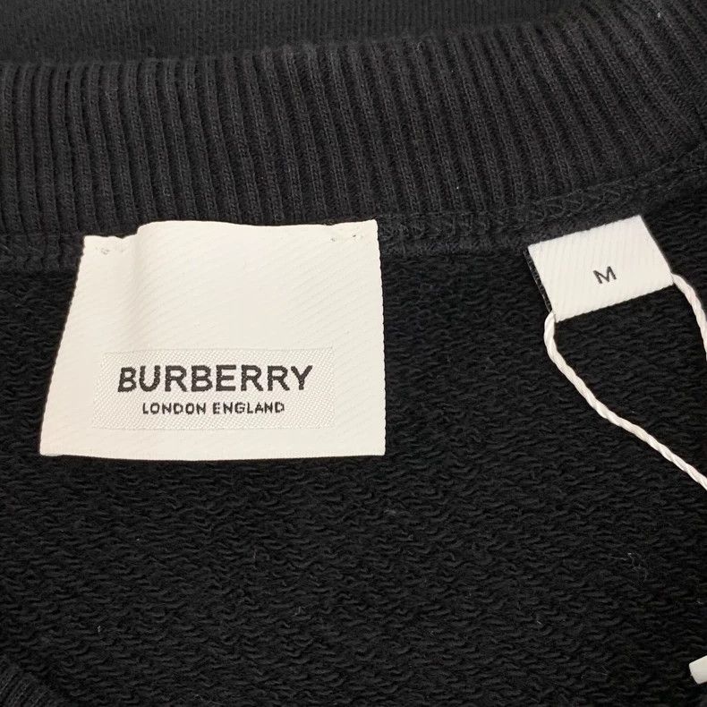 Burberry Burberry Black Logo Print Long Sleeve Sweatshirt Size US M / EU 48-50 / 2 - 5 Thumbnail