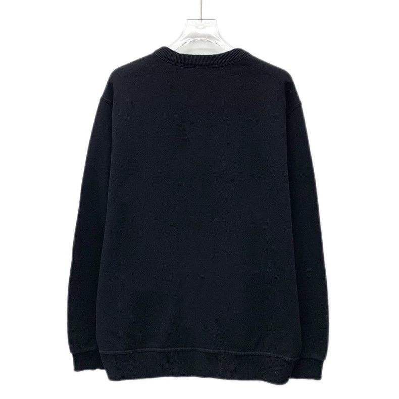 Burberry Burberry Black Logo Print Long Sleeve Sweatshirt Size US M / EU 48-50 / 2 - 2 Thumbnail