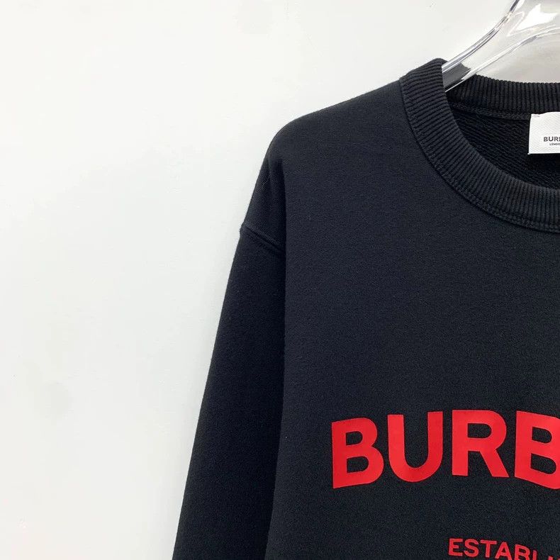 Burberry Burberry Black Logo Print Long Sleeve Sweatshirt Size US M / EU 48-50 / 2 - 3 Thumbnail