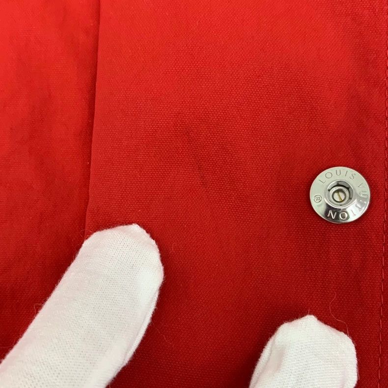 Louis Vuitton Louis Vuitton Red Hooded Long Sleeve Jacket Size US XXL / EU 58 / 5 - 9 Thumbnail