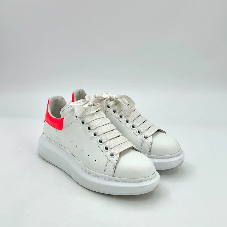 Alexander McQueen Alexander McQueen White Red Sneakers Size 37 Size US 6.5 / EU 39-40 - 2 Thumbnail