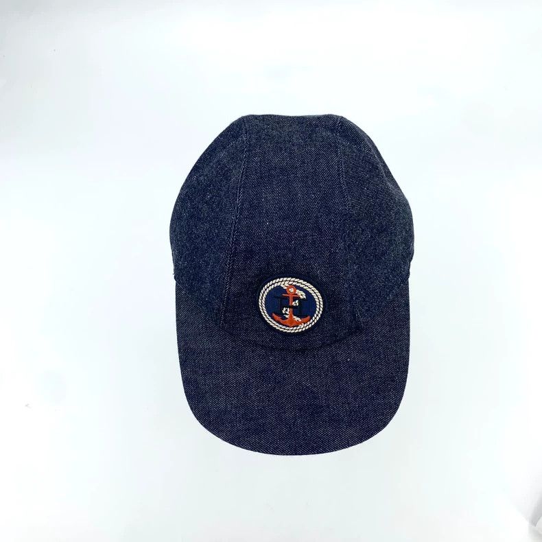 Hermes Hermes Logo Embroidered Cotton Baseball Cap Size ONE SIZE - 5 Thumbnail
