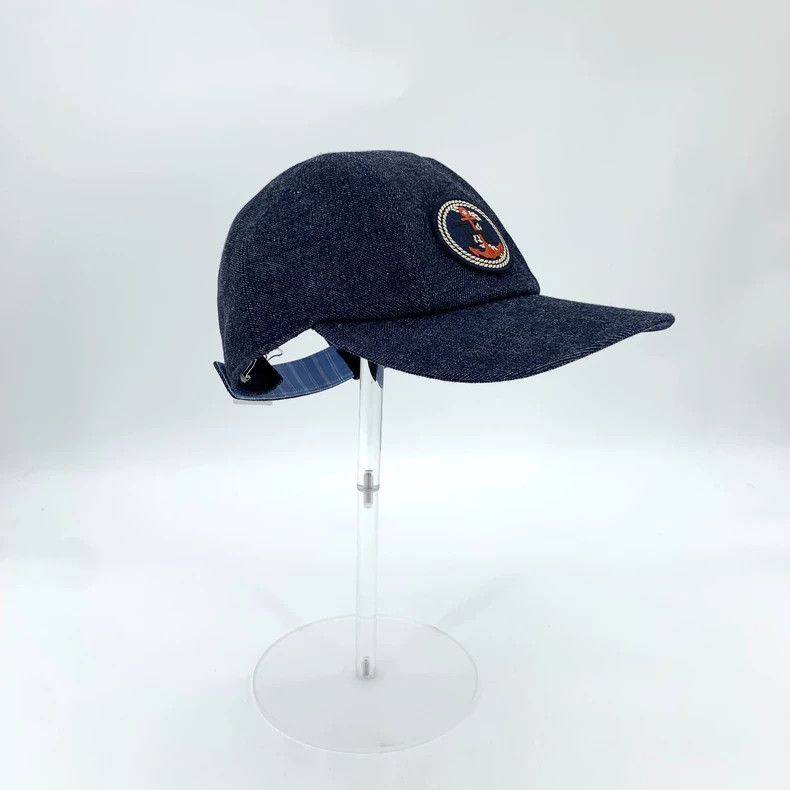 Hermes Hermes Logo Embroidered Cotton Baseball Cap Size ONE SIZE - 2 Thumbnail