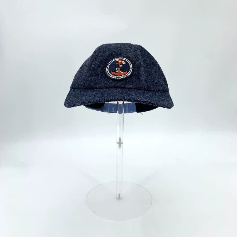 Hermes Hermes Logo Embroidered Cotton Baseball Cap Size ONE SIZE - 3 Thumbnail