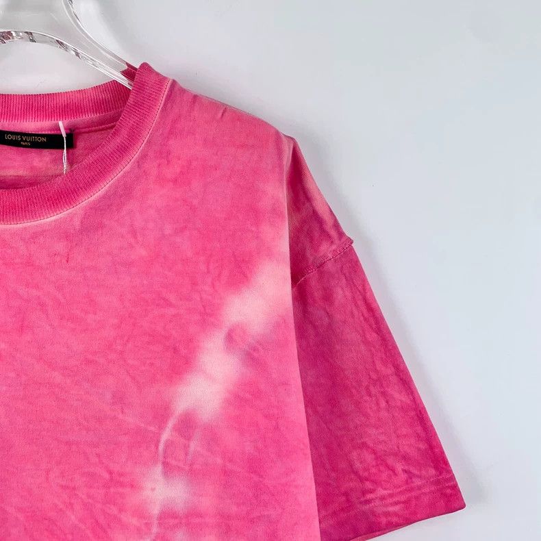 Louis Vuitton Louis Vuitton Pink Tie-Dye Cotton T-Shirt Size US M / EU 48-50 / 2 - 3 Thumbnail