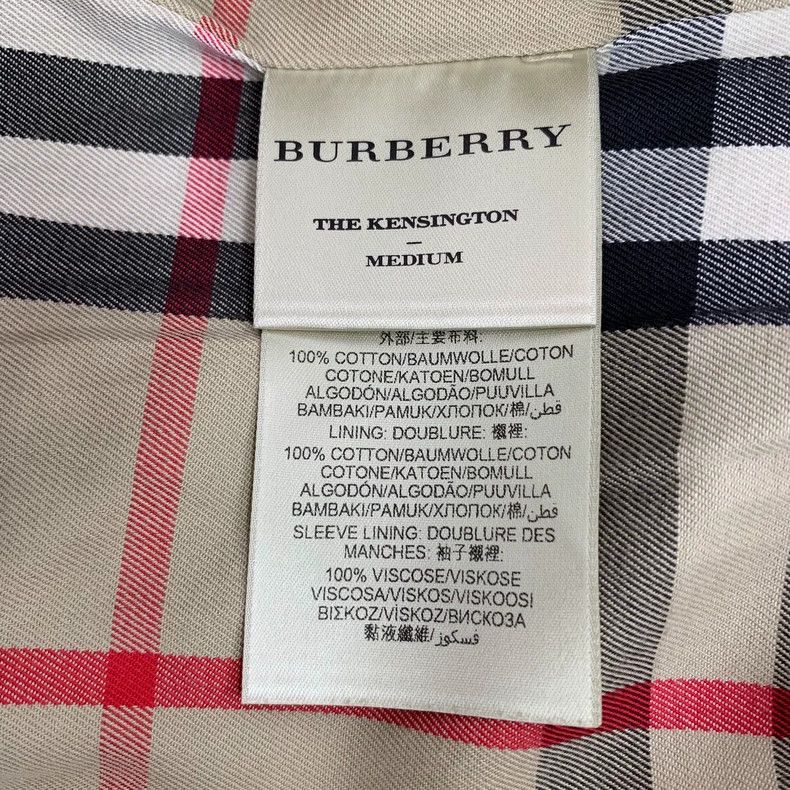 Burberry Burberry Brown Cotton Double-Breasted Trench Coat Size US XS / EU 42 / 0 - 7 Thumbnail