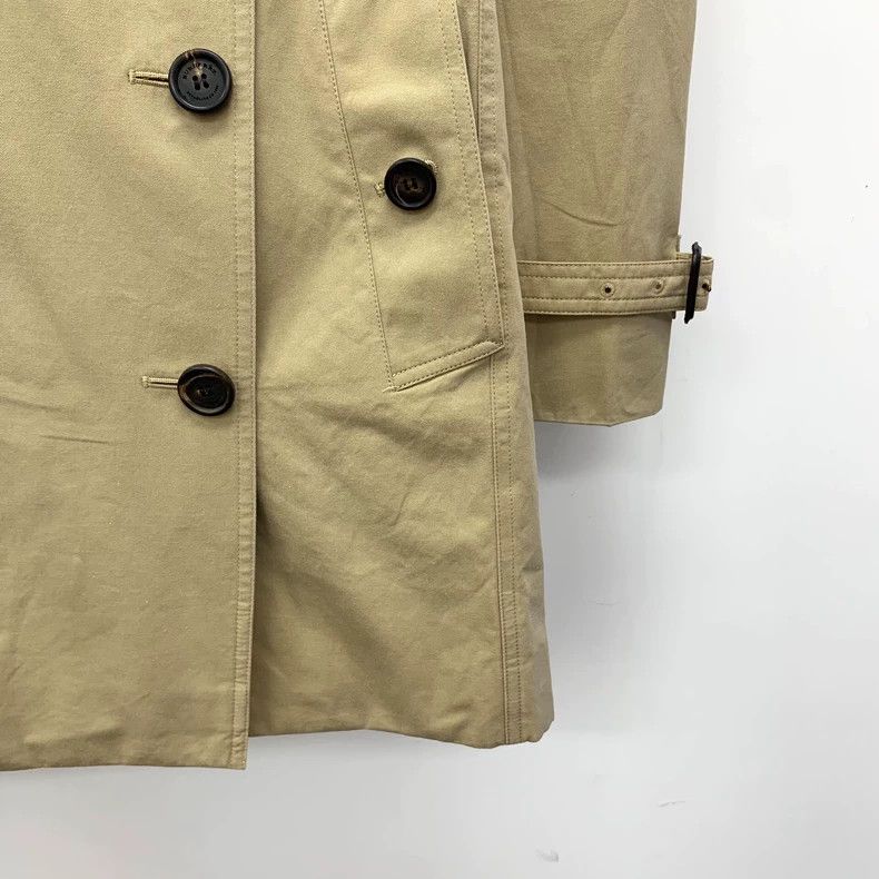 Burberry Burberry Brown Cotton Double-Breasted Trench Coat Size US XS / EU 42 / 0 - 4 Thumbnail