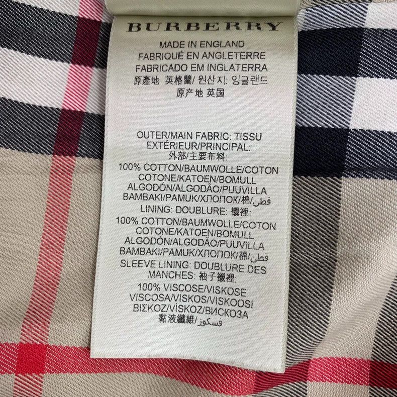 Burberry Burberry Brown Cotton Double-Breasted Trench Coat Size US XS / EU 42 / 0 - 8 Thumbnail