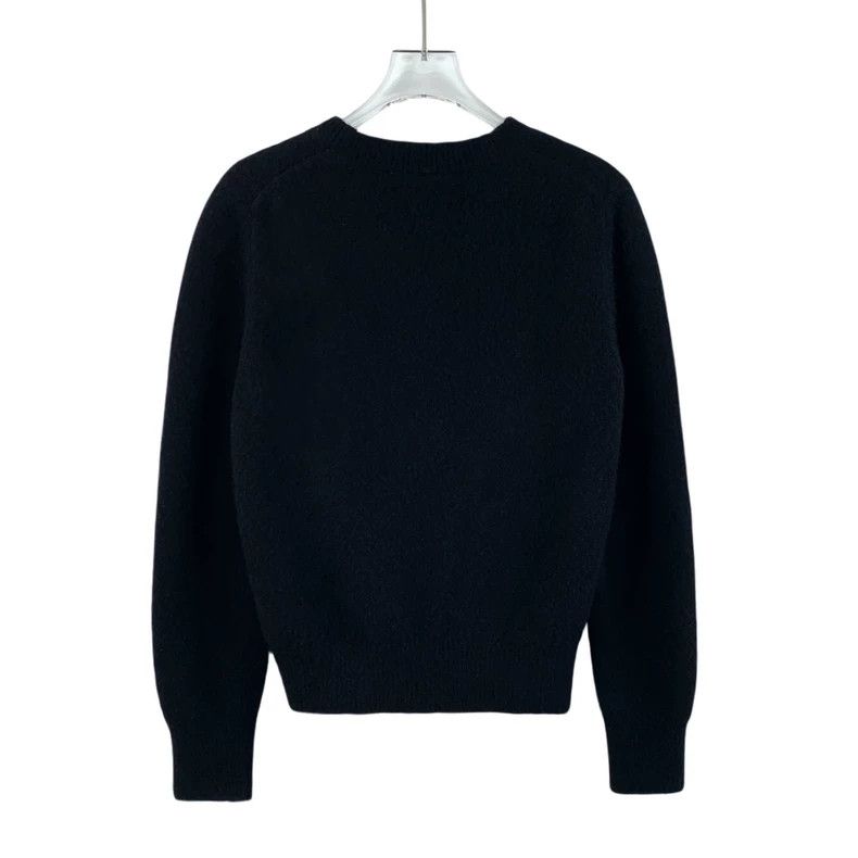Louis Vuitton Louis Vuitton Black Logo Wool Sweater Size US S / EU 44-46 / 1 - 2 Thumbnail