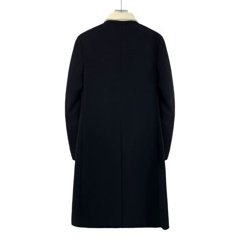 Prada Prada Black Wool Lapel Long Sleeve Coat Size US S / EU 44-46 / 1 - 2 Thumbnail