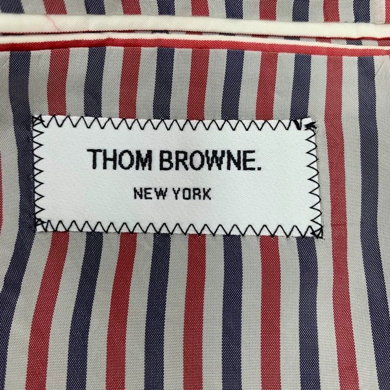 Thom Browne Thom Browne Gray Wool Long Sleeve Blazer Size US S / EU 44-46 / 1 - 6 Thumbnail