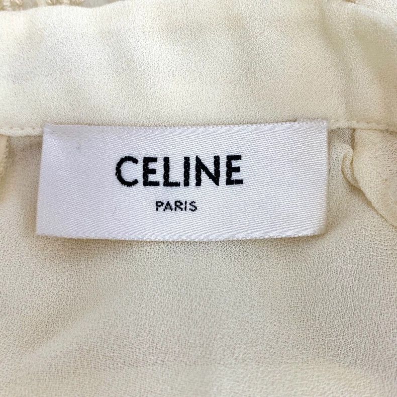 Celine Beige Victorian Long Sleeve Shirt M Size Size US M / EU 48-50 / 2 - 5 Thumbnail