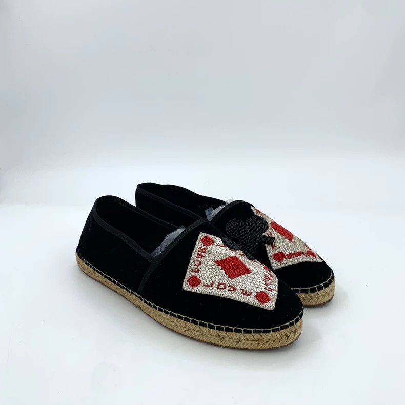 Dolce & Gabbana Dolce&Gabbana Black Slide Shoes with Sequins Size US 10 / EU 43 - 2 Thumbnail