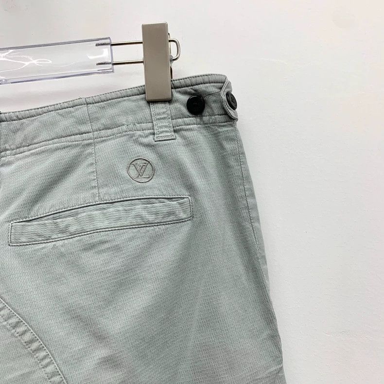 Louis Vuitton Louis Vuitton Gray-Blue Cotton Cargo Pants Size US 40 / EU 56 - 6 Thumbnail