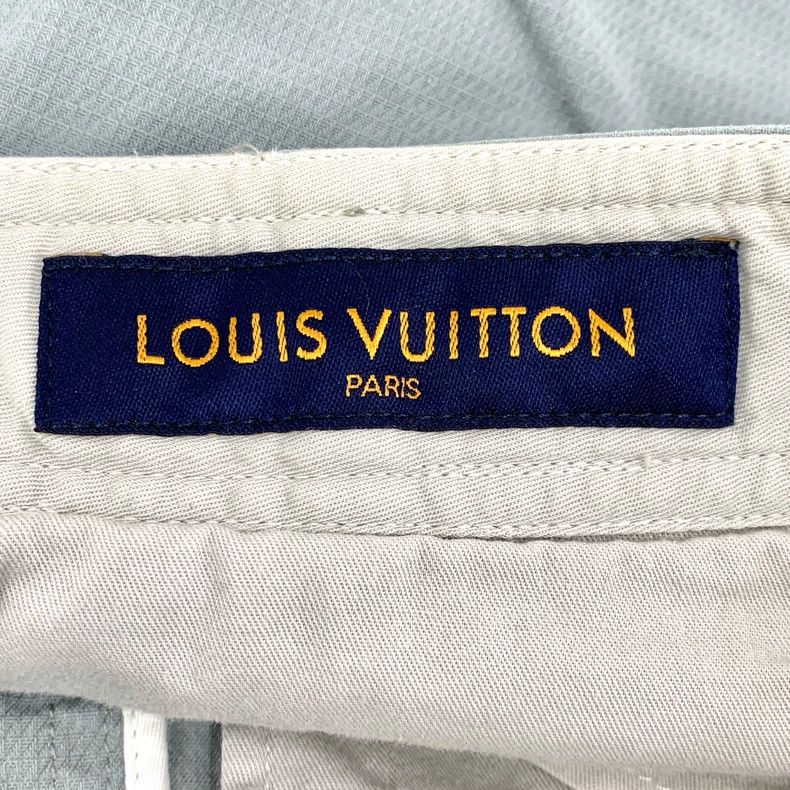 Louis Vuitton Louis Vuitton Gray-Blue Cotton Cargo Pants Size US 40 / EU 56 - 7 Thumbnail