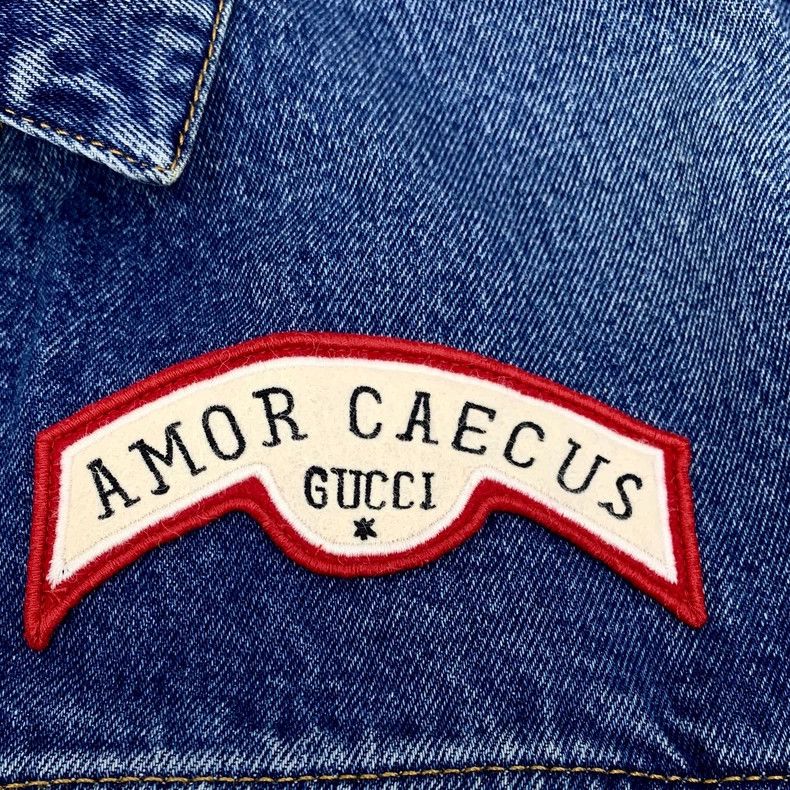 Gucci Gucci Logo Denim Jacket with Long Sleeves Size US XS / EU 42 / 0 - 6 Thumbnail