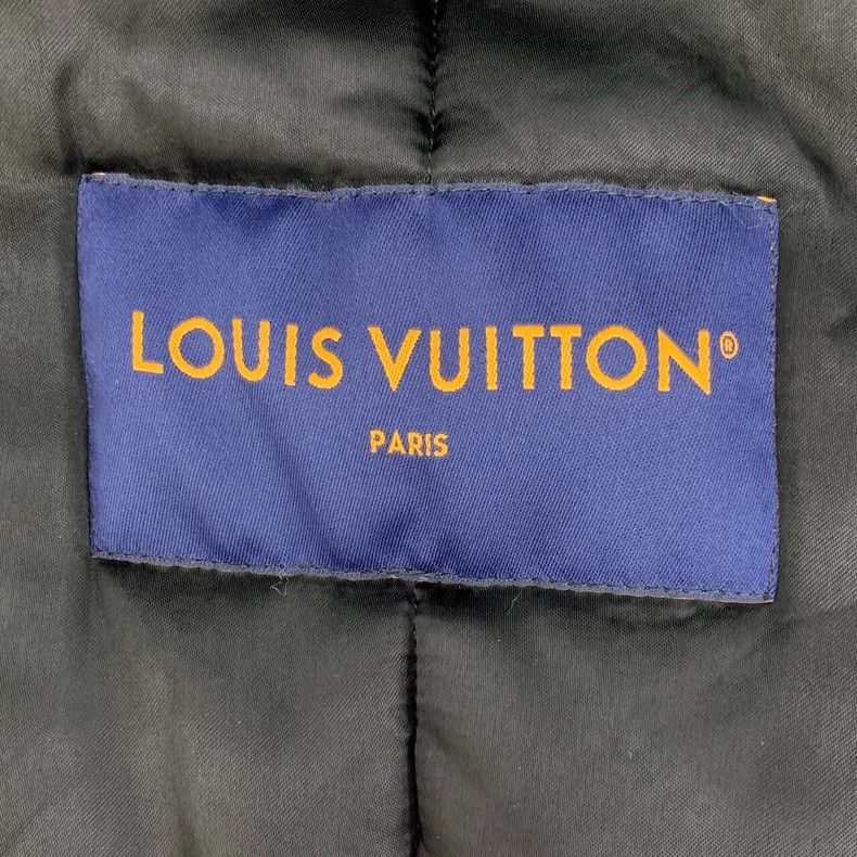 Louis Vuitton Louis Vuitton Black Striped Logo Baseball Jacket Size US L / EU 52-54 / 3 - 5 Thumbnail