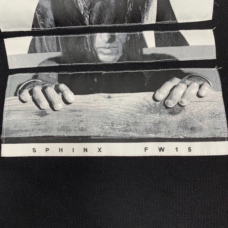 Rick Owens Rick Owens Black Graphic Cotton T-shirt Size US S / EU 44-46 / 1 - 5 Thumbnail