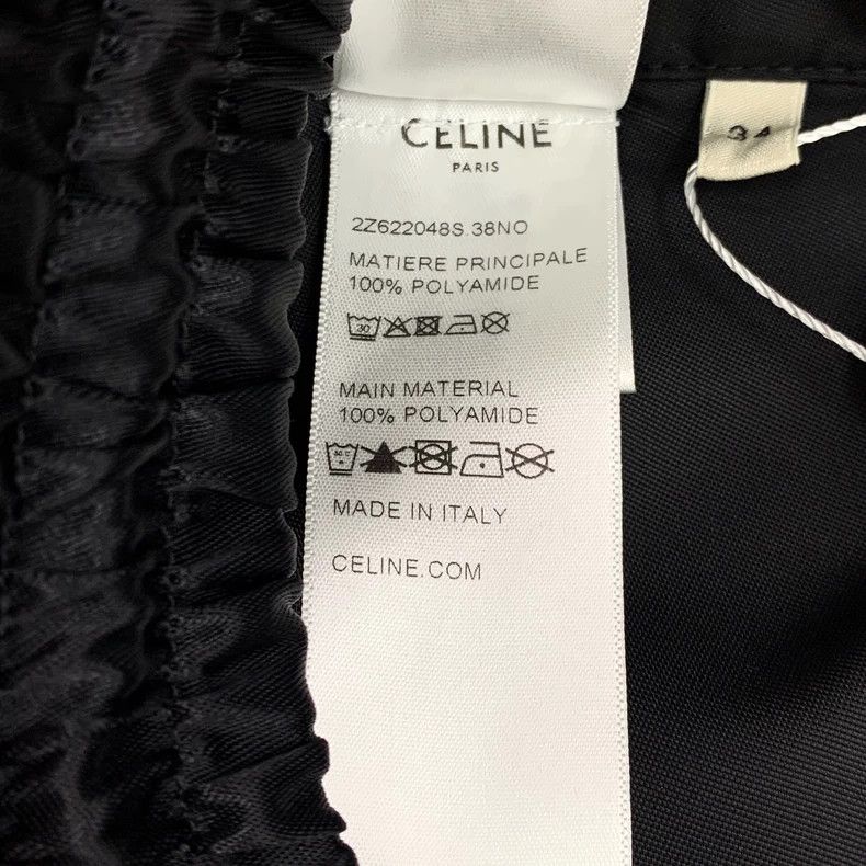 Celine Celine Black Logo Drawstring Casual Shorts Size US 34 / EU 50 - 8 Thumbnail