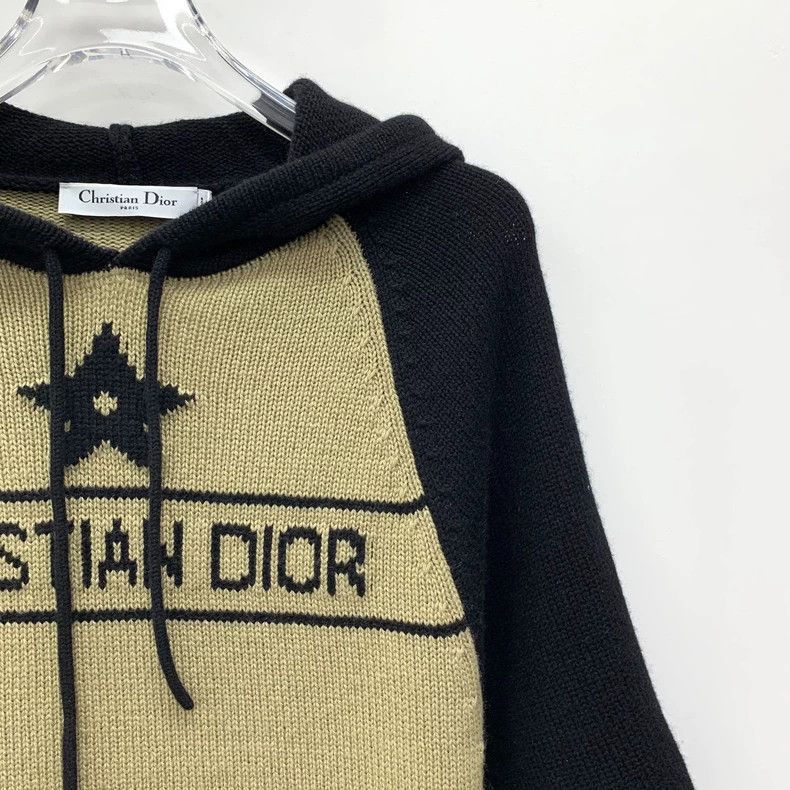 Dior Christian Dior Color Block Hoodie Knitwear Size US M / EU 48-50 / 2 - 3 Thumbnail
