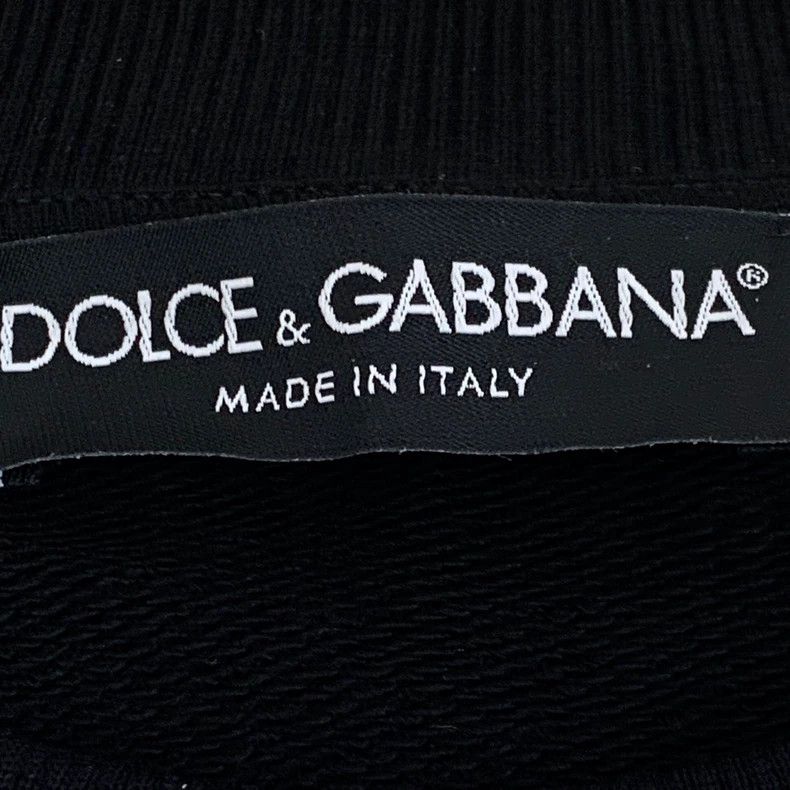 Dolce & Gabbana Dolce&Gabbana Long Sleeve Black Sweatshirt Size US XXL / EU 58 / 5 - 6 Thumbnail