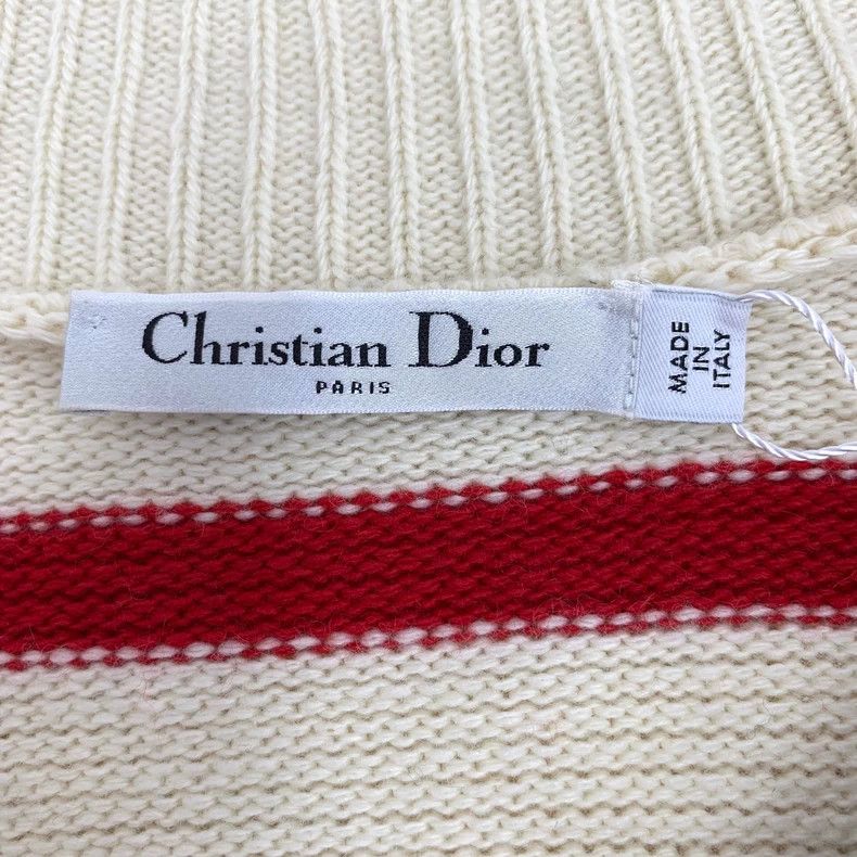 Dior Christian Dior Striped Wool Long Sleeve Cardigan Size US M / EU 48-50 / 2 - 5 Thumbnail