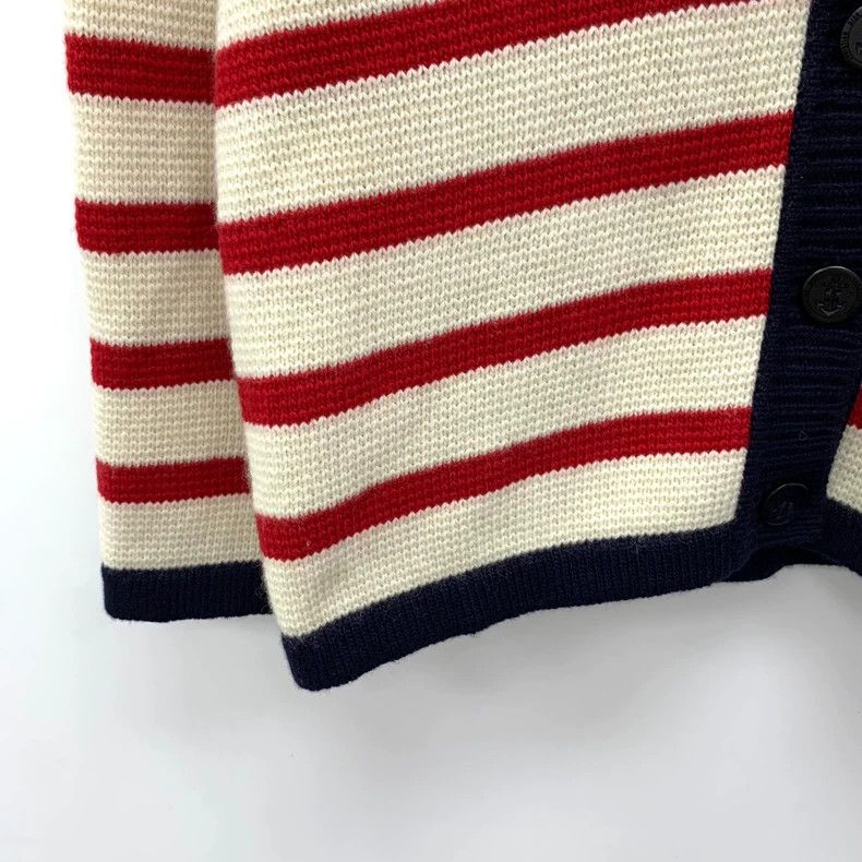 Dior Christian Dior Striped Wool Long Sleeve Cardigan Size US M / EU 48-50 / 2 - 4 Thumbnail