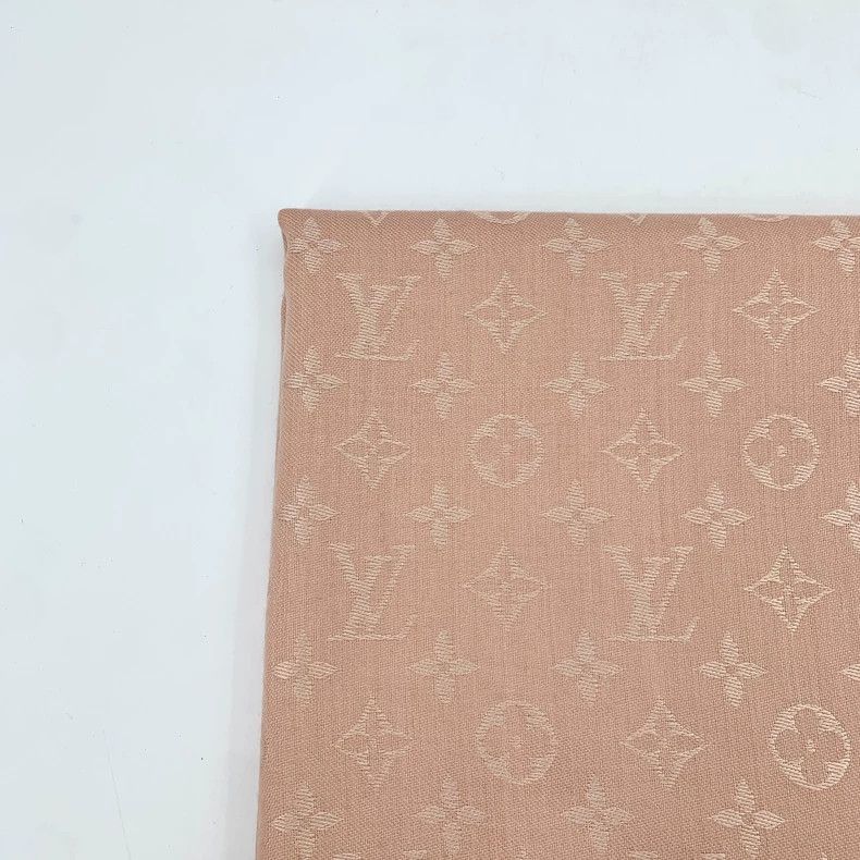 Louis Vuitton Louis Vuitton Pink Logo Silk Scarf Size ONE SIZE - 2 Thumbnail