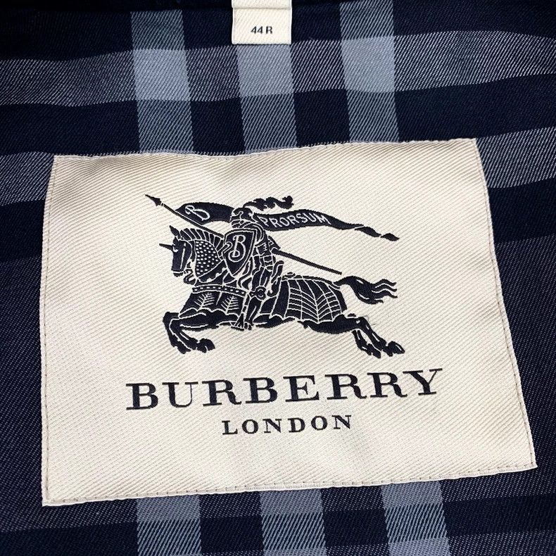 Burberry Burberry Black Cotton Double-Breasted Trench Coat Size US M / EU 48-50 / 2 - 5 Thumbnail