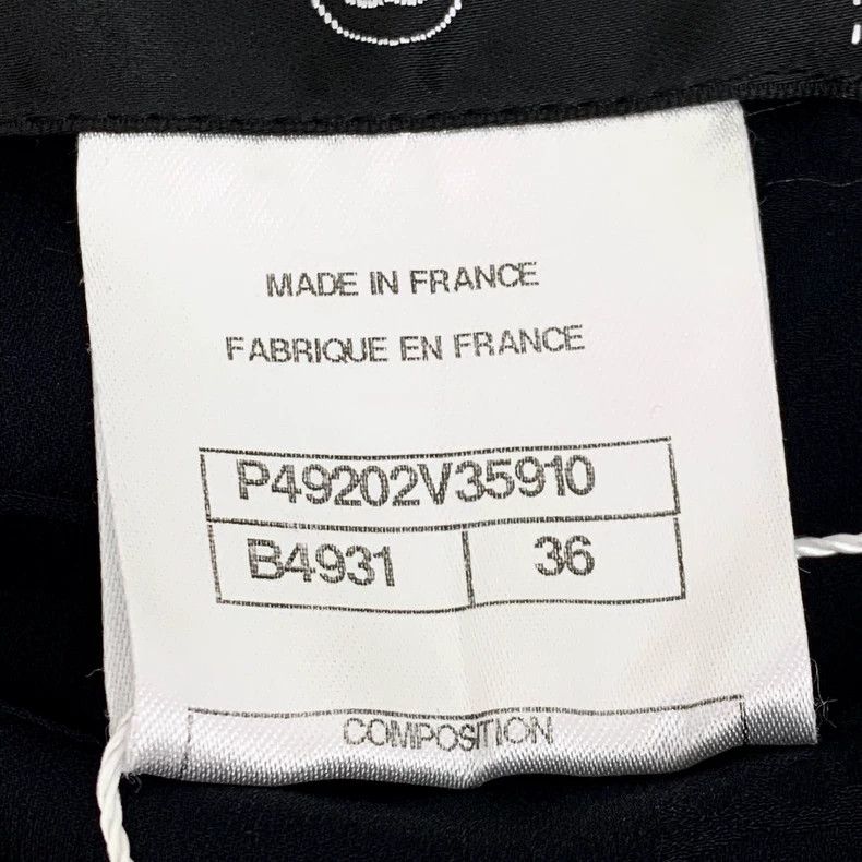 Chanel Chanel Black Tweed Long Sleeve Jacket Size US XXS / EU 40 - 7 Thumbnail