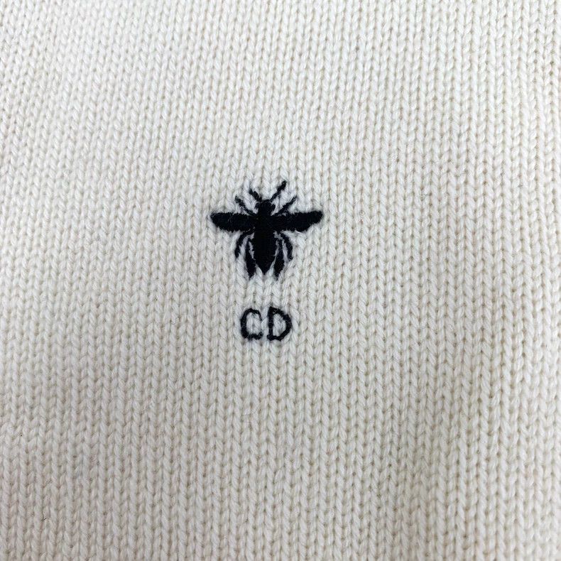Dior Beige Turtleneck Sweater with Bee Embroidery Size US M / EU 48-50 / 2 - 5 Thumbnail