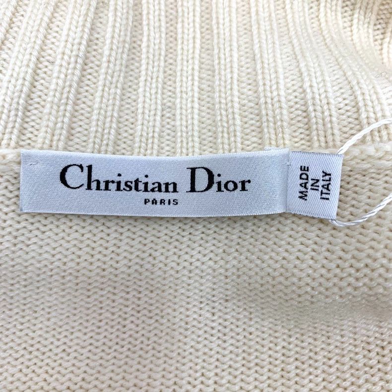 Dior Beige Turtleneck Sweater with Bee Embroidery Size US M / EU 48-50 / 2 - 6 Thumbnail