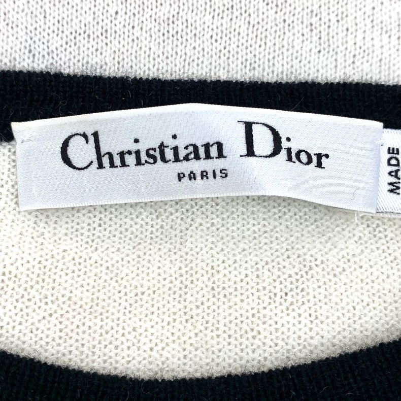 Dior Christian Dior Color Block Heart Knit Sweater Size US XXS / EU 40 - 6 Thumbnail