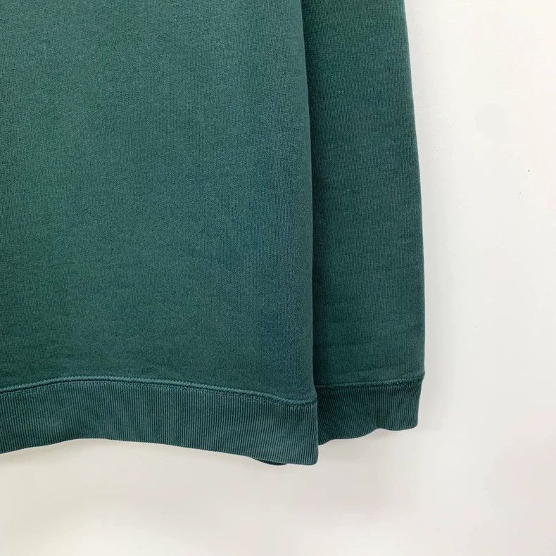 Burberry Burberry Green Logo Embroidered Cotton Sweatshirt Size US L / EU 52-54 / 3 - 4 Thumbnail